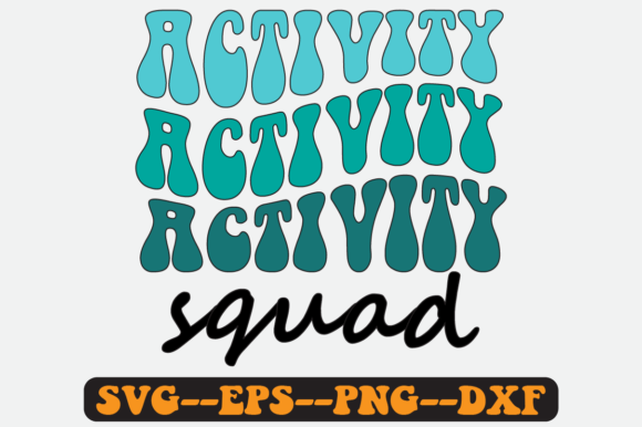Activity Squad Lake Quote Retro Svg for Graphics and Crafts