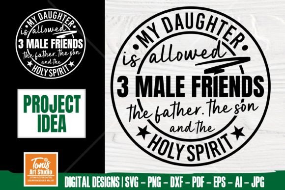 Dad and Daughter SVG Funny Dad Shirt Graphics for Crafts