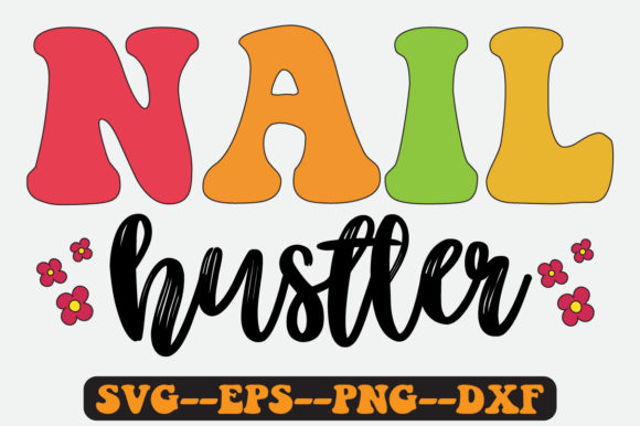 Nail Tech Quote Retro Svg Design for Graphics and Crafts