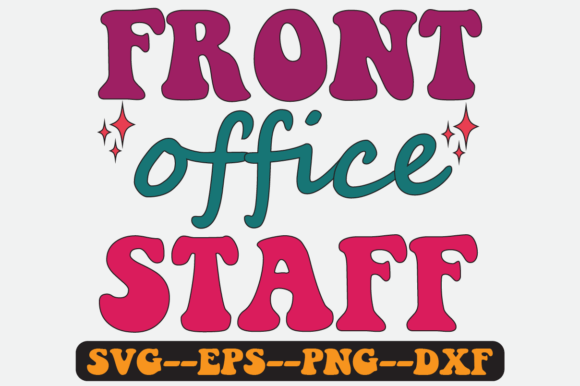 Office Staff Quote Retro Svg Design for Graphics and Crafts
