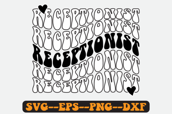 Receptionist Quote Retro Svg Design: Graphics for Crafts