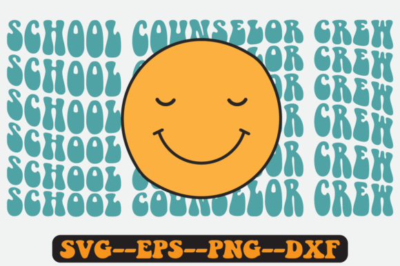 School Counselor Quote Retro Svg Design: Graphics for Crafts & Content